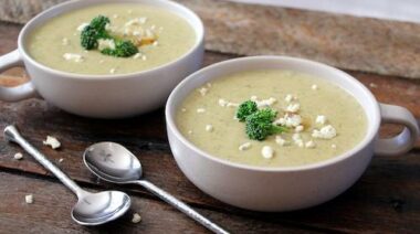 Broccoli Bleu Cheese Soup