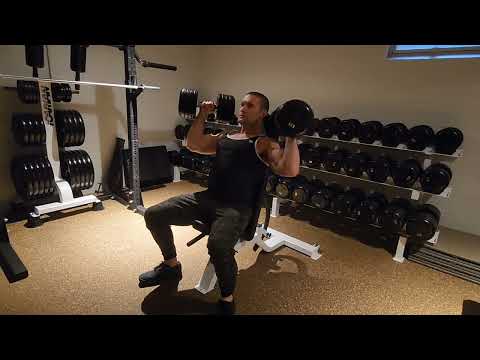 Seated Dumbbell Overhead Press